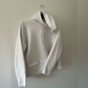 White Swoosh Nike Hoodie